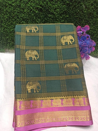 Pure Mysore Silk Saree.