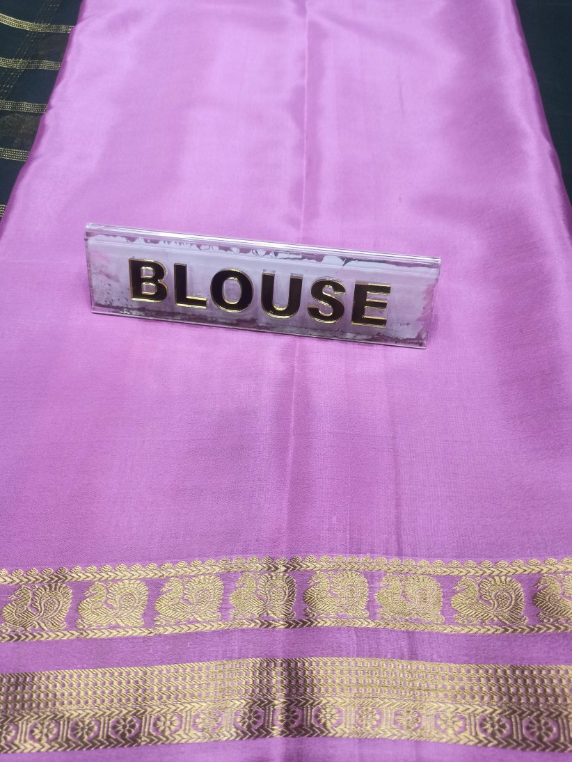 Pure Mysore Silk Saree.