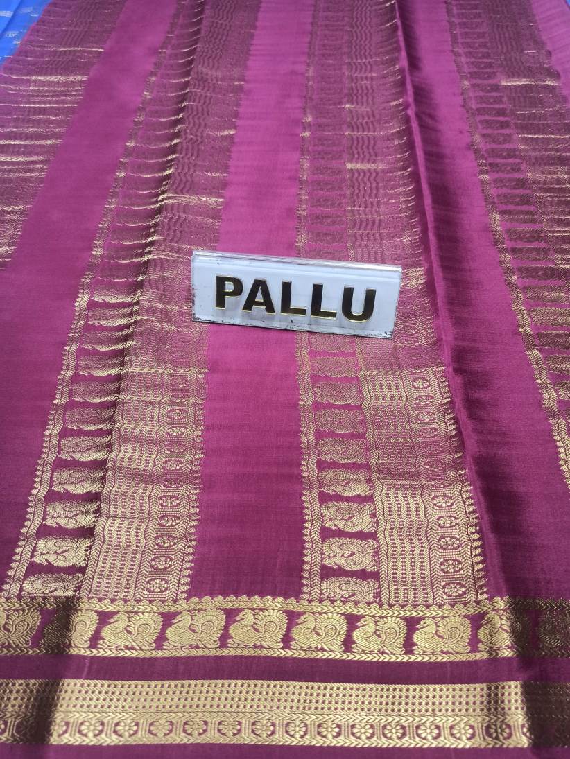 Pure Mysore Silk Saree.