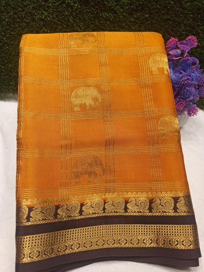 Pure Mysore Silk Saree.