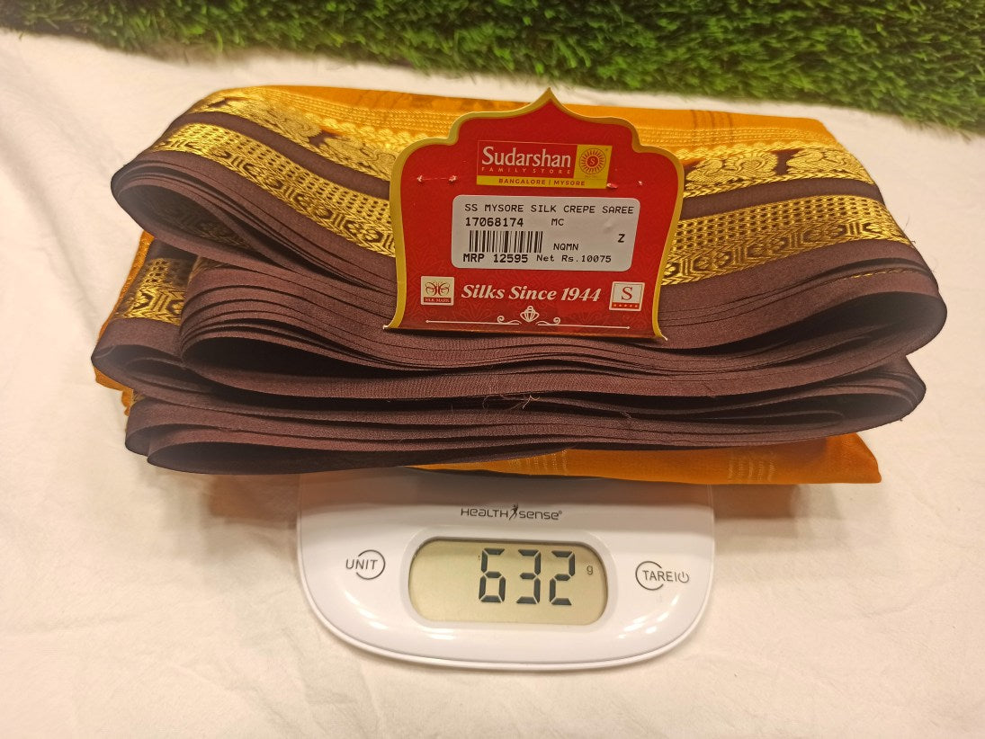 Pure Mysore Silk Saree.