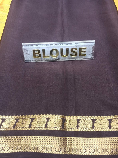 Pure Mysore Silk Saree.