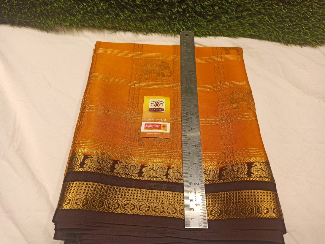 Pure Mysore Silk Saree.