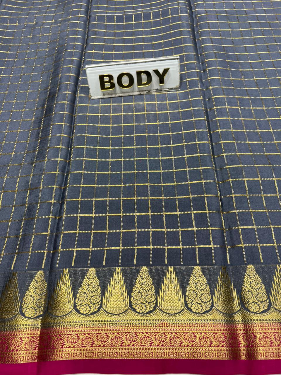 Pure Mysore Silk Saree.