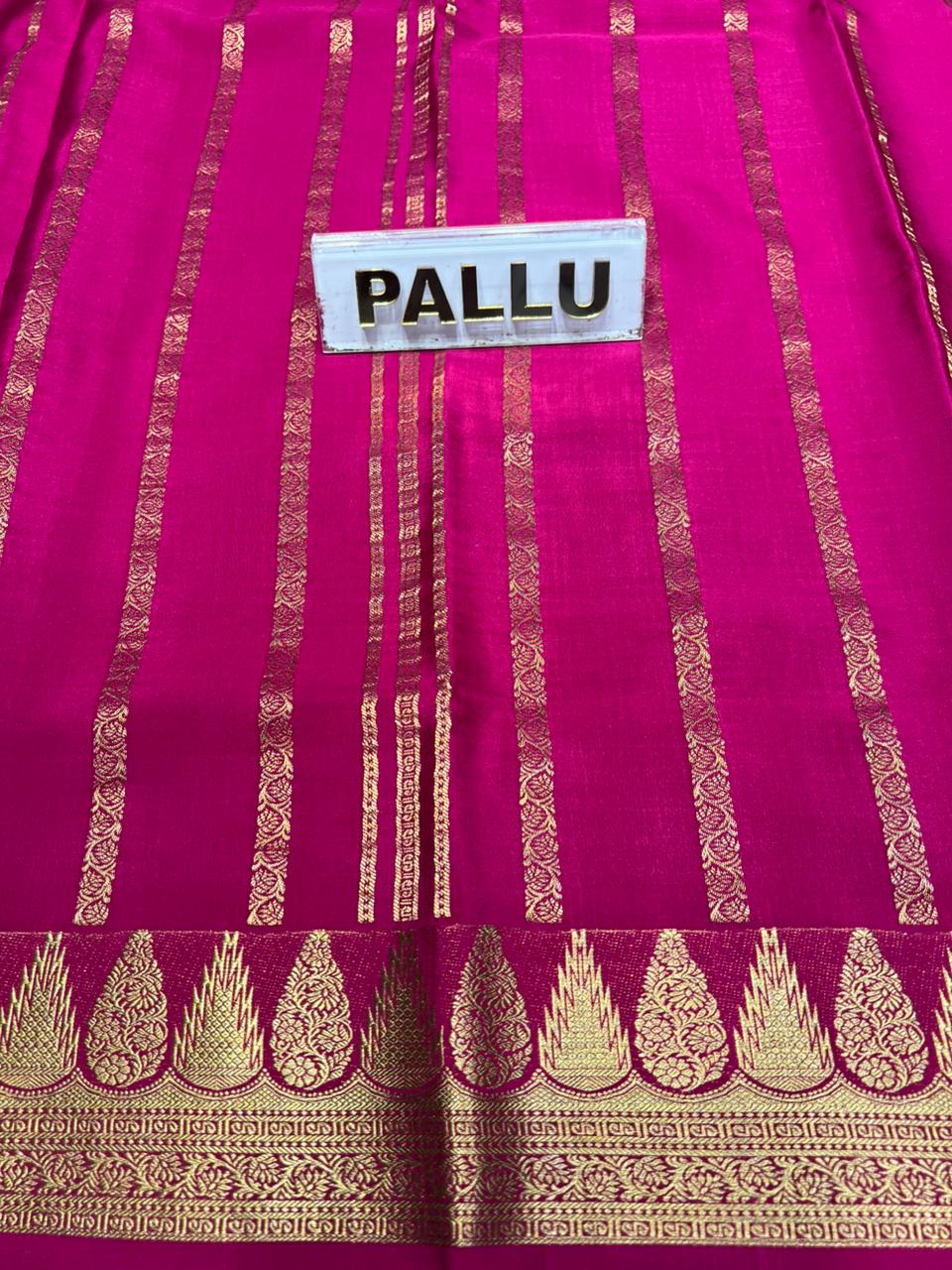 Pure Mysore Silk Saree.