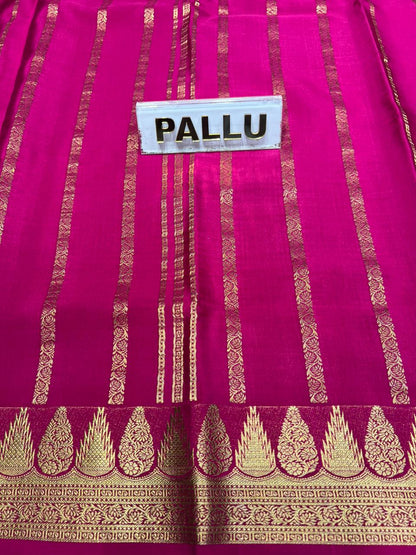 Pure Mysore Silk Saree.
