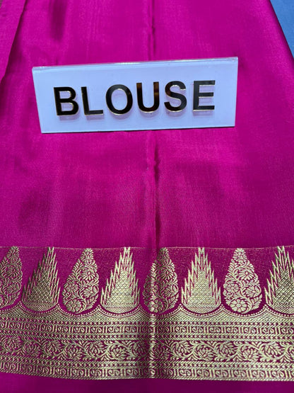 Pure Mysore Silk Saree.