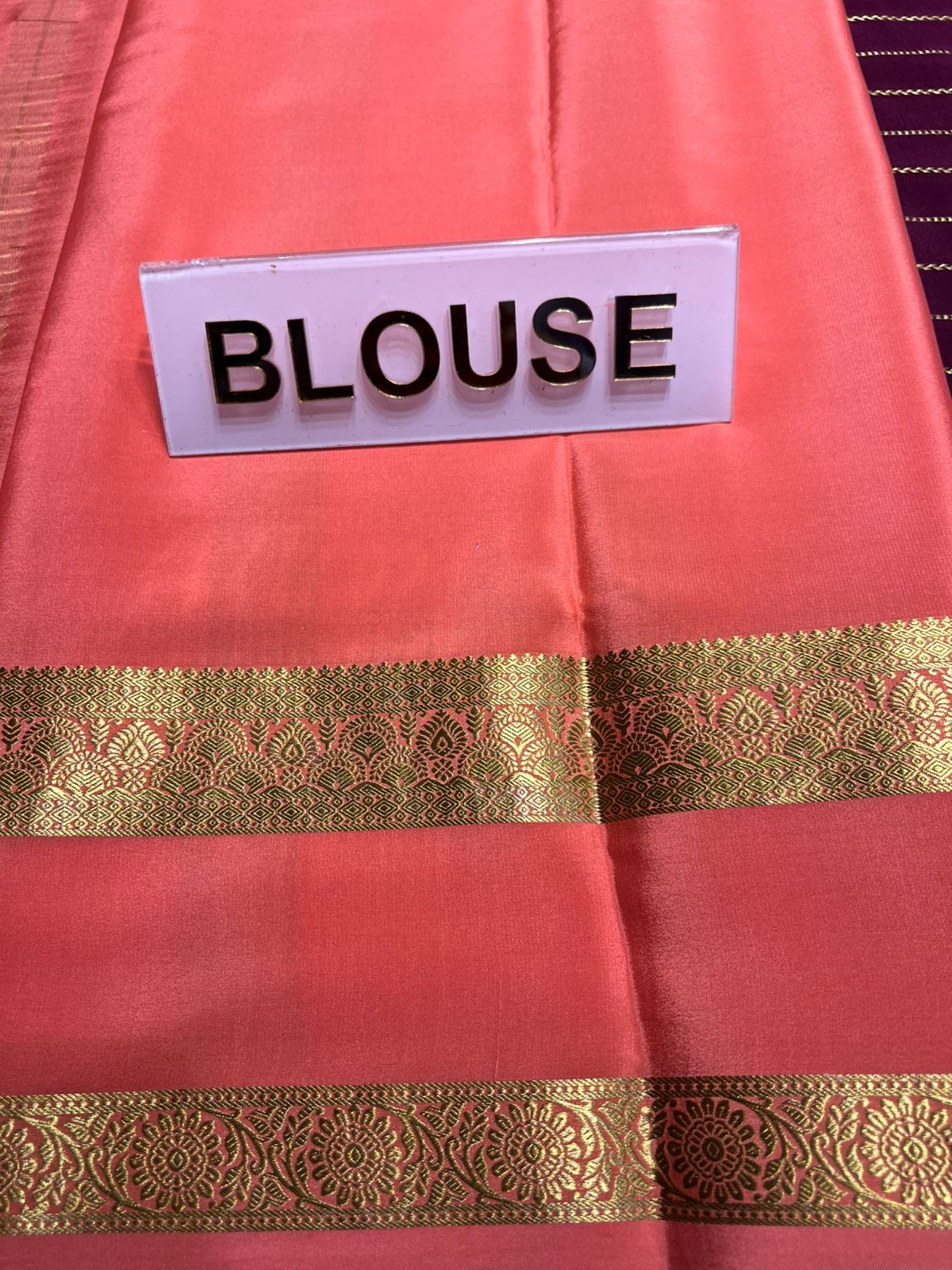 Pure Mysore Silk Saree.
