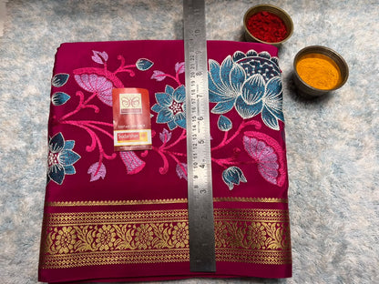 Pure Mysore Silk Saree.