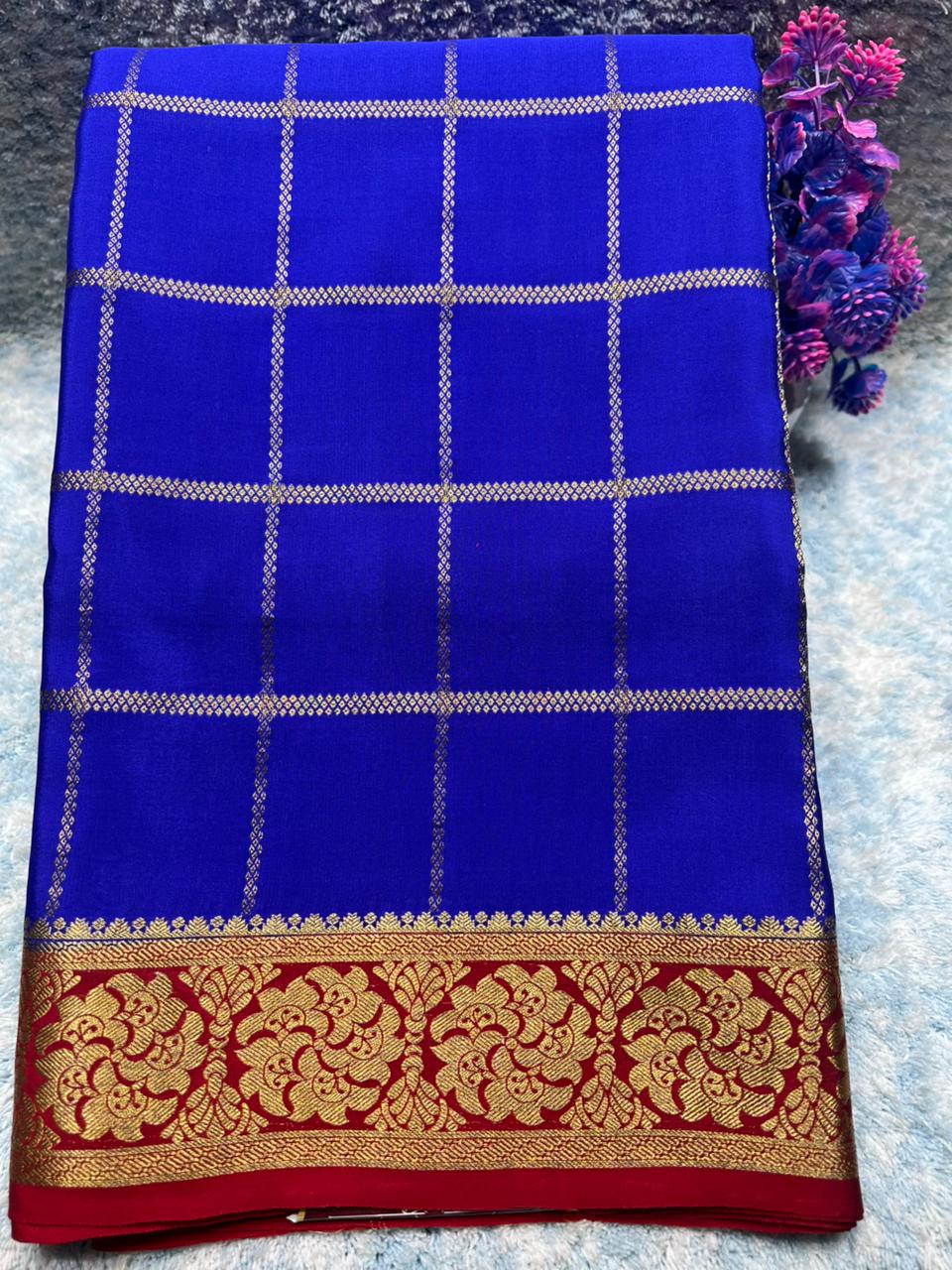 Pure Mysore Silk Saree.