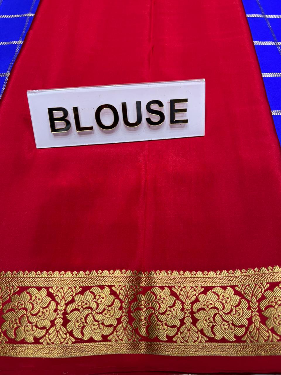 Pure Mysore Silk Saree.