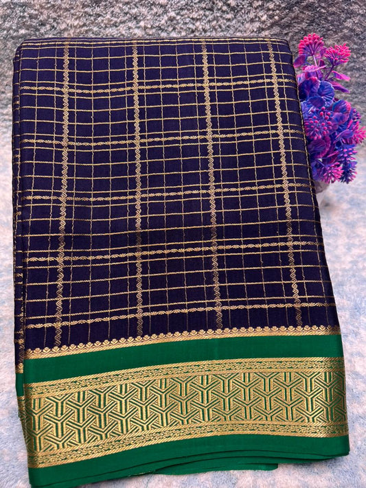 Pure Mysore Silk Saree.