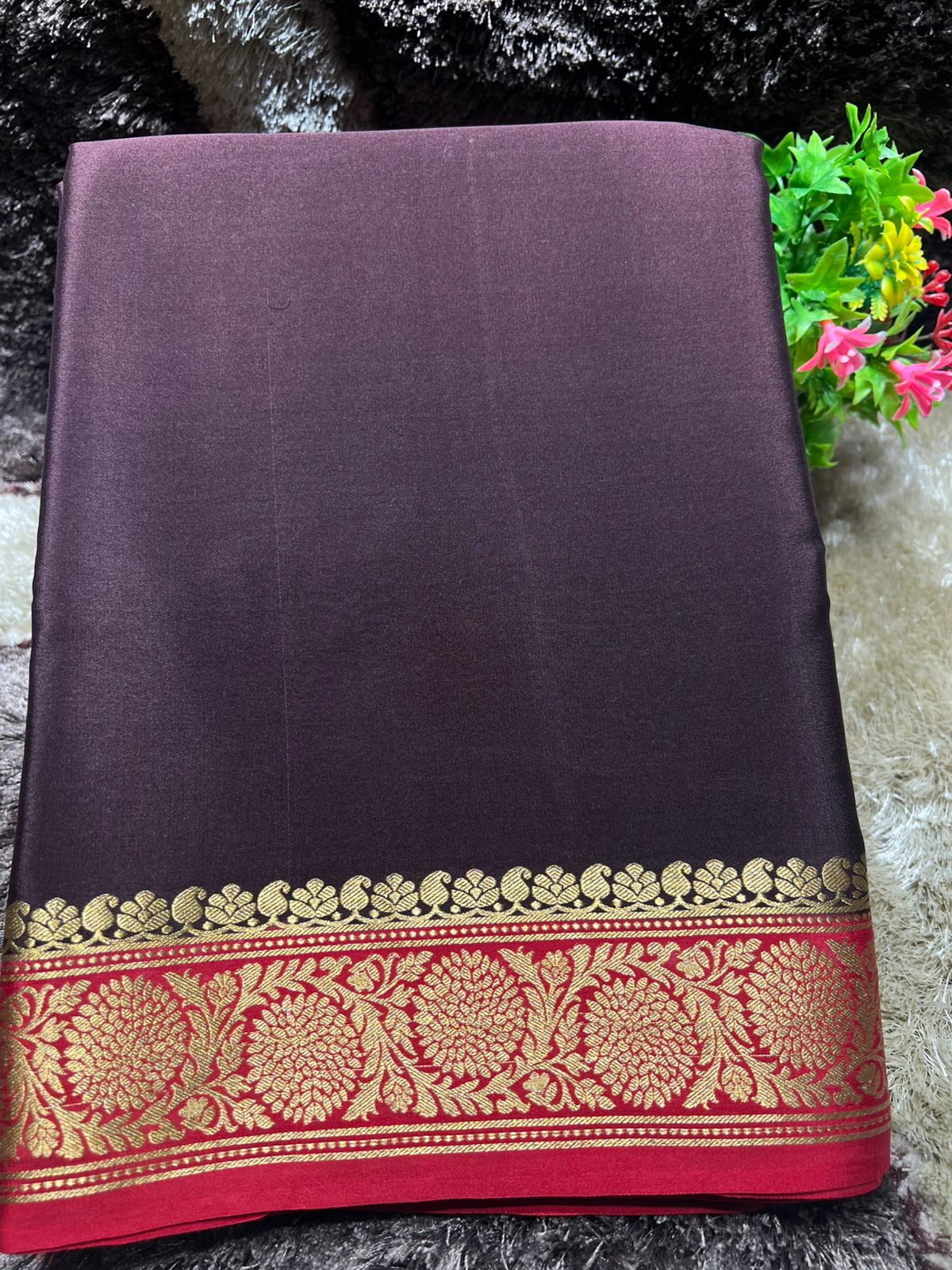 Pure Mysore Silk Saree.