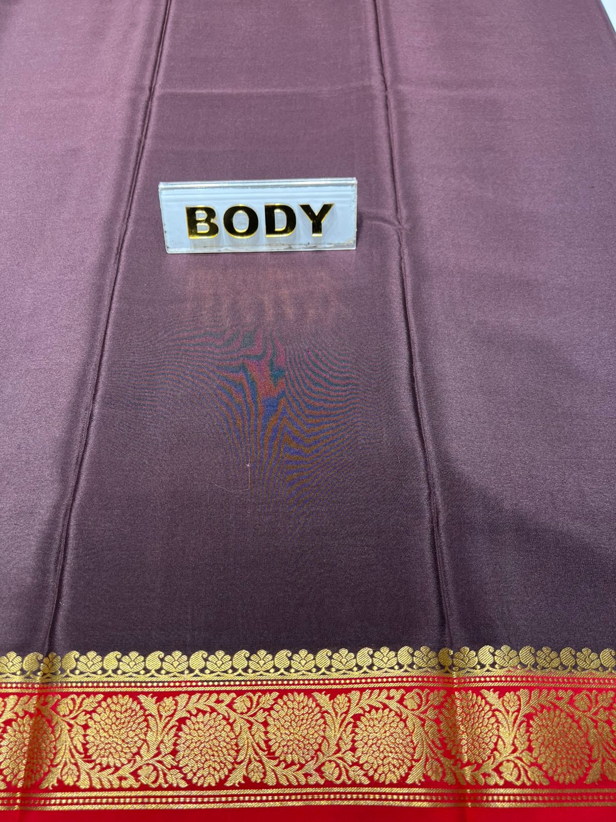 Pure Mysore Silk Saree.