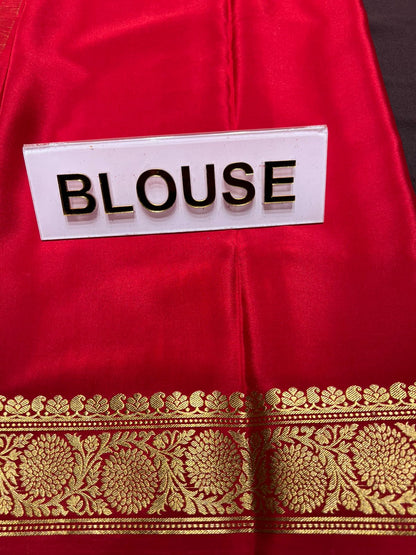 Pure Mysore Silk Saree.