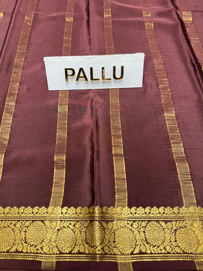 Pure Mysore Silk Saree.