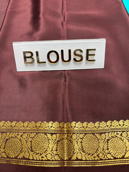 Pure Mysore Silk Saree.