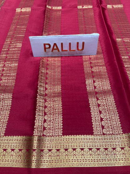 Pure Mysore Silk Saree.