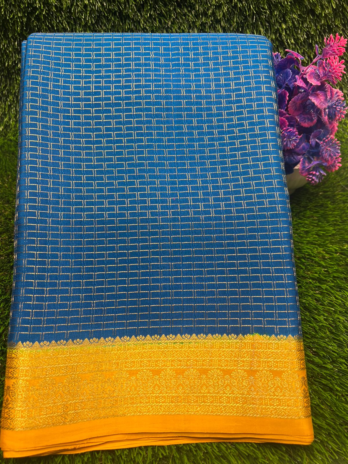 Pure Mysore Silk Saree.
