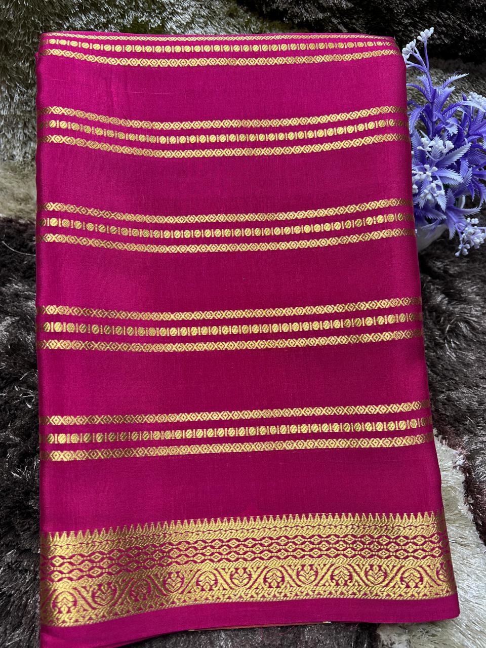 Pure Mysore Silk Saree.