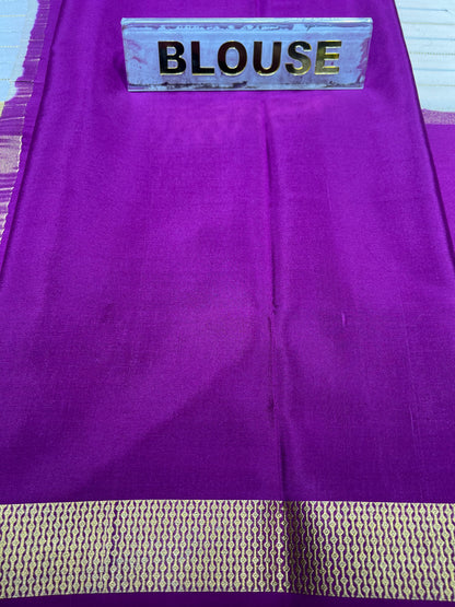 Pure Mysore Silk Saree.