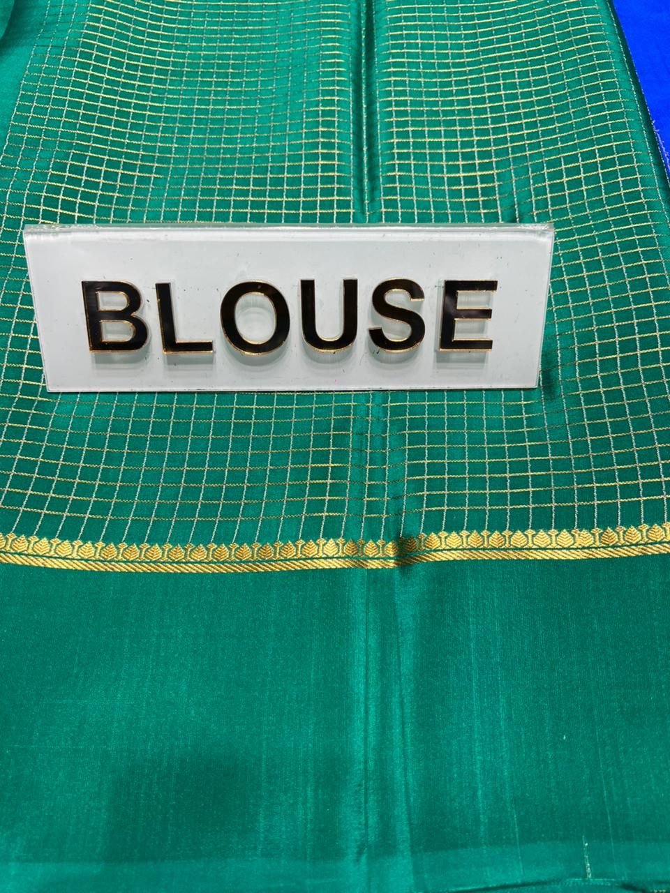 Pure Mysore Silk Saree.