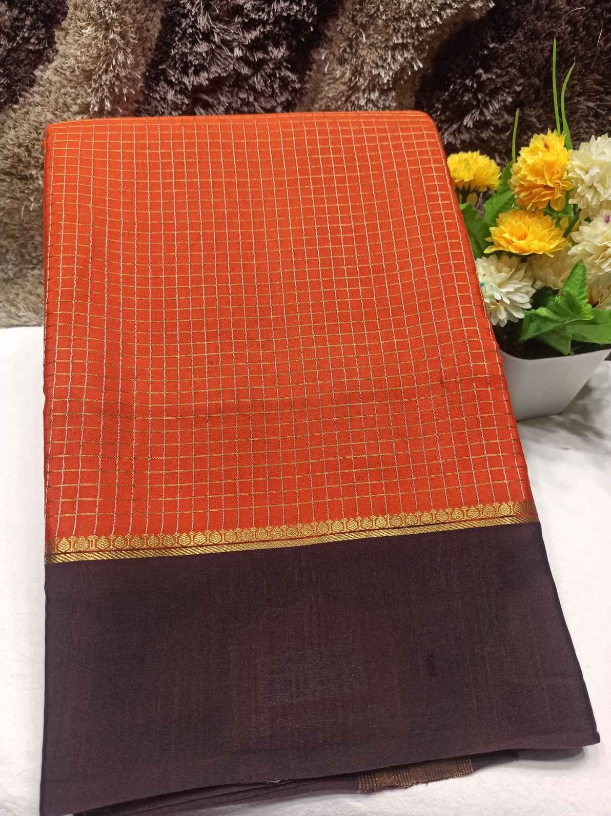 Pure Mysore Silk Saree.