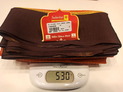 Pure Mysore Silk Saree.