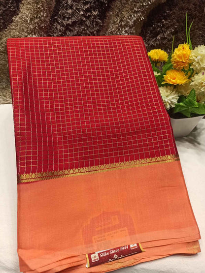 Pure Mysore Silk Saree.