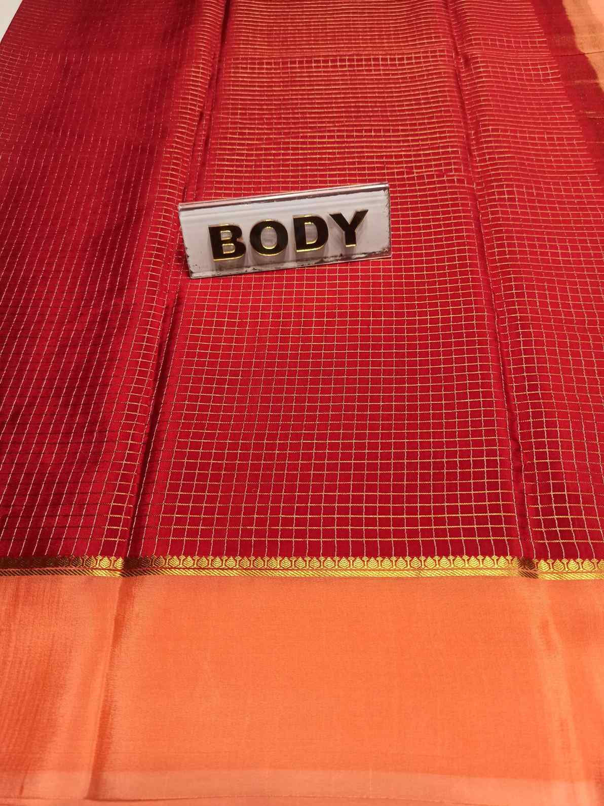 Pure Mysore Silk Saree.