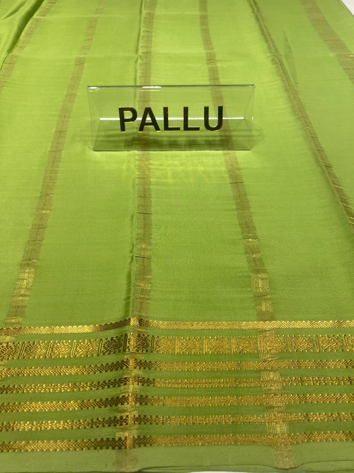 Pure Mysore Silk Saree.