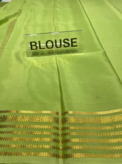 Pure Mysore Silk Saree.