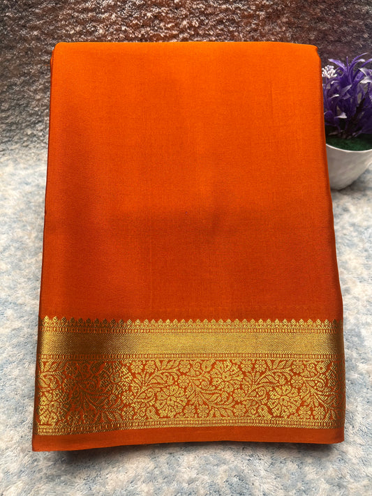 Pure Mysore Silk Saree.