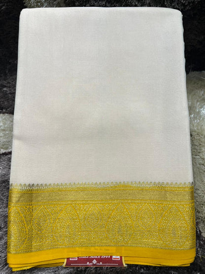 Pure Mysore Silk Saree.