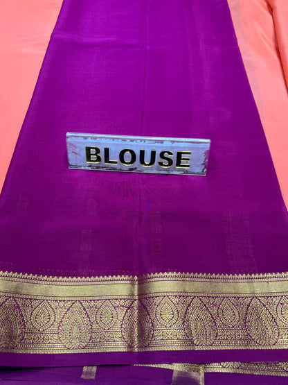 Pure Mysore Silk Saree.