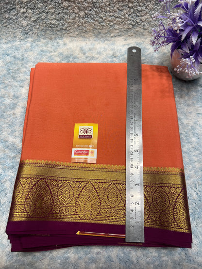 Pure Mysore Silk Saree.