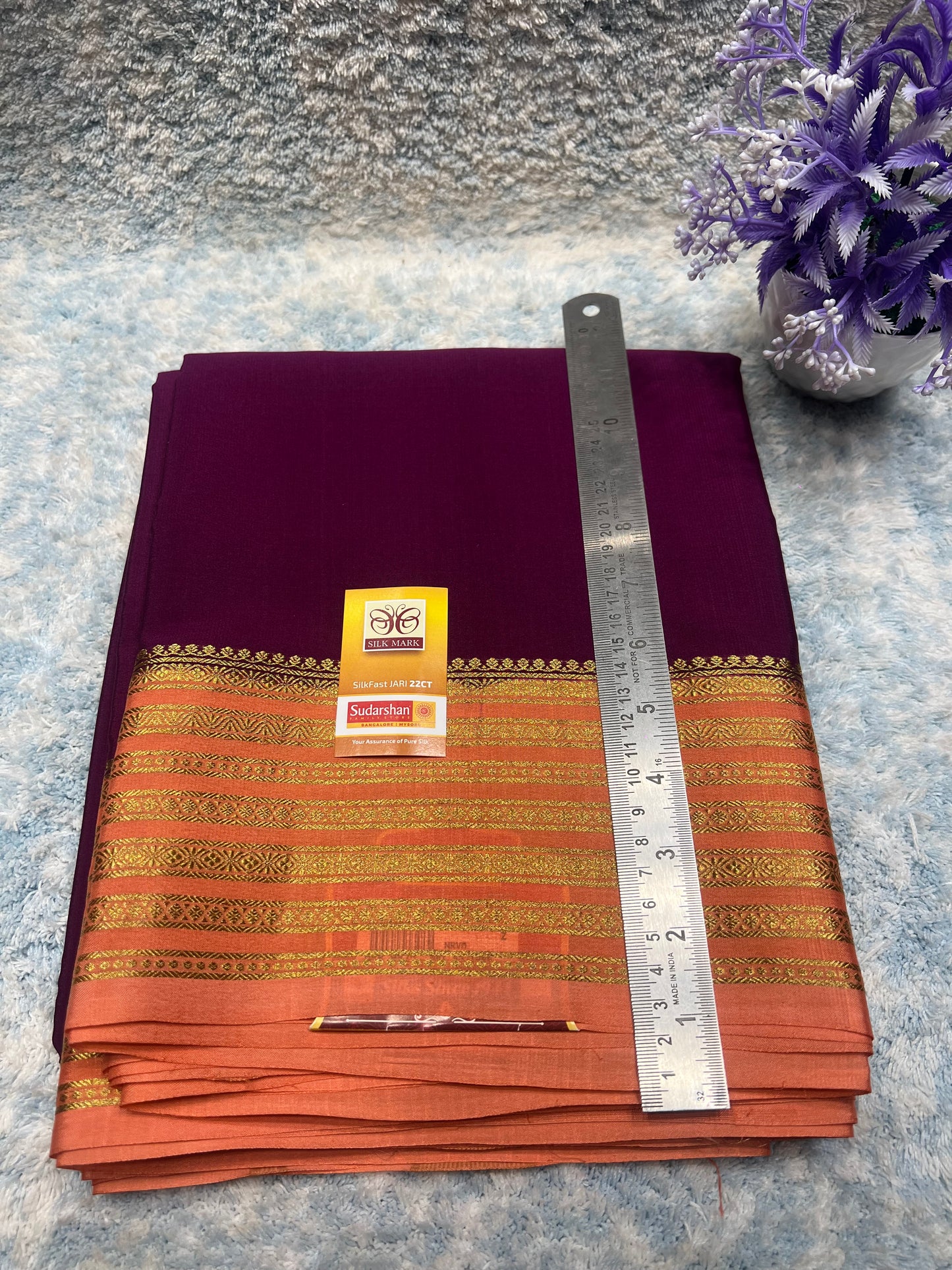 Pure Mysore Silk Saree.