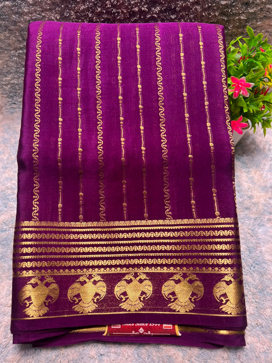 Pure Mysore Silk Saree.