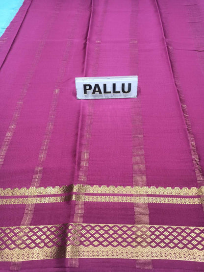 Pure Mysore Silk Saree.