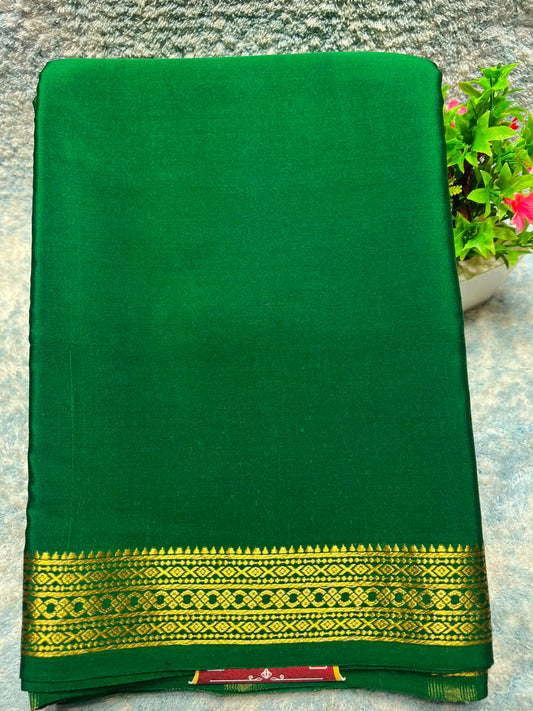 Pure Mysore Silk Saree.