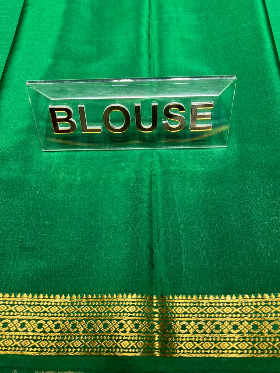 Pure Mysore Silk Saree.