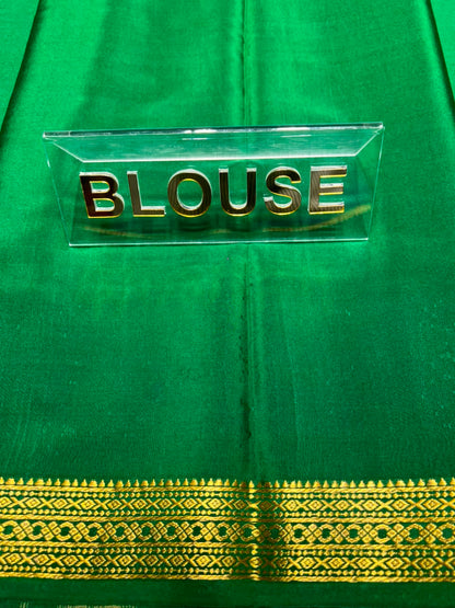 Pure Mysore Silk Saree.