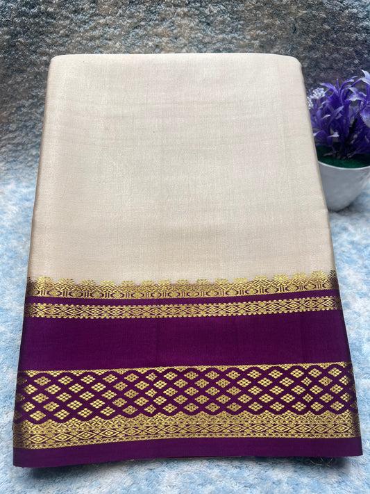 Pure Mysore Silk Saree.