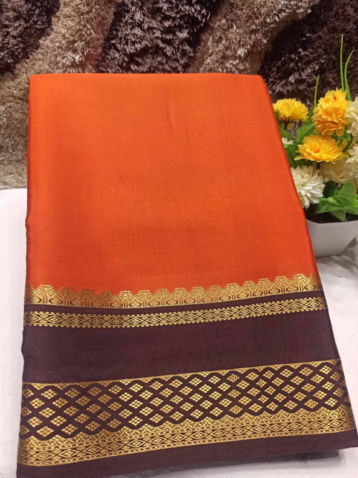 Pure Mysore Silk Saree.
