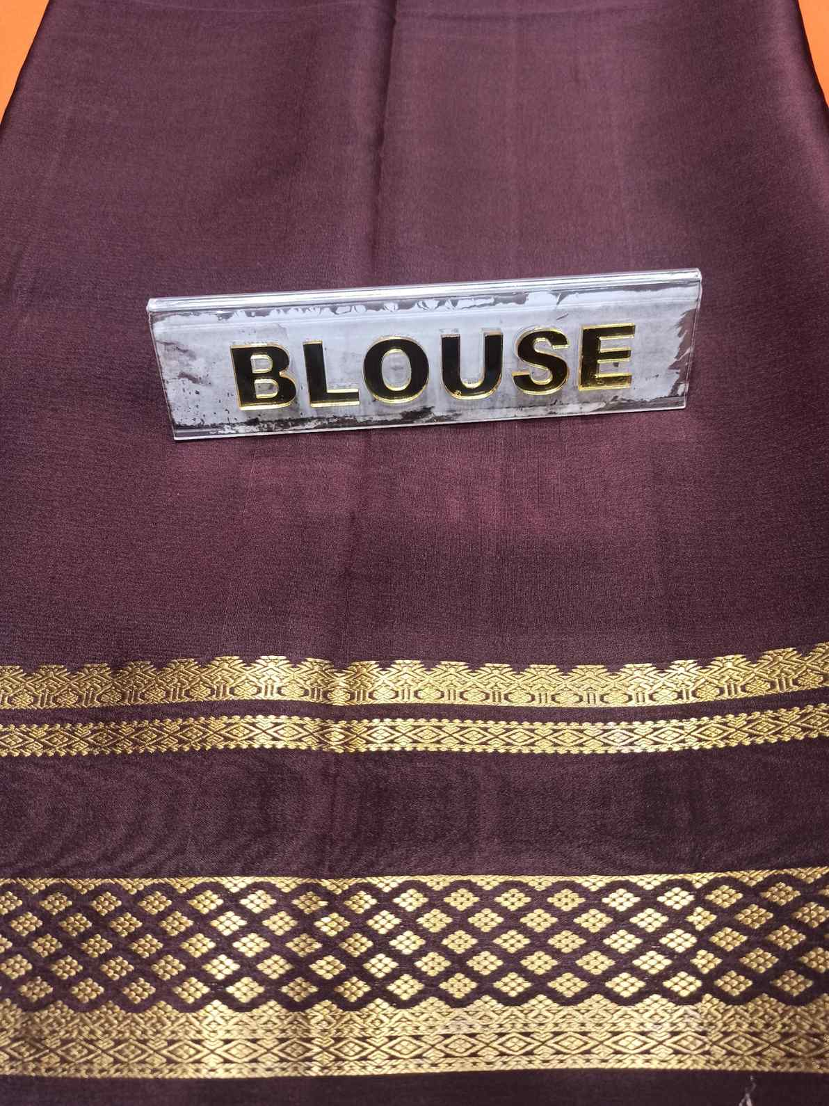 Pure Mysore Silk Saree.