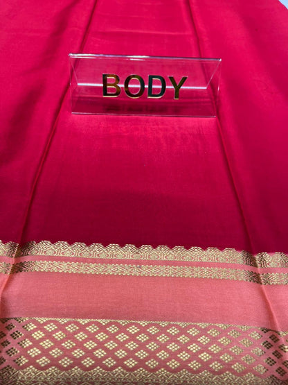 Pure Mysore Silk Saree.( 100 Gsm )