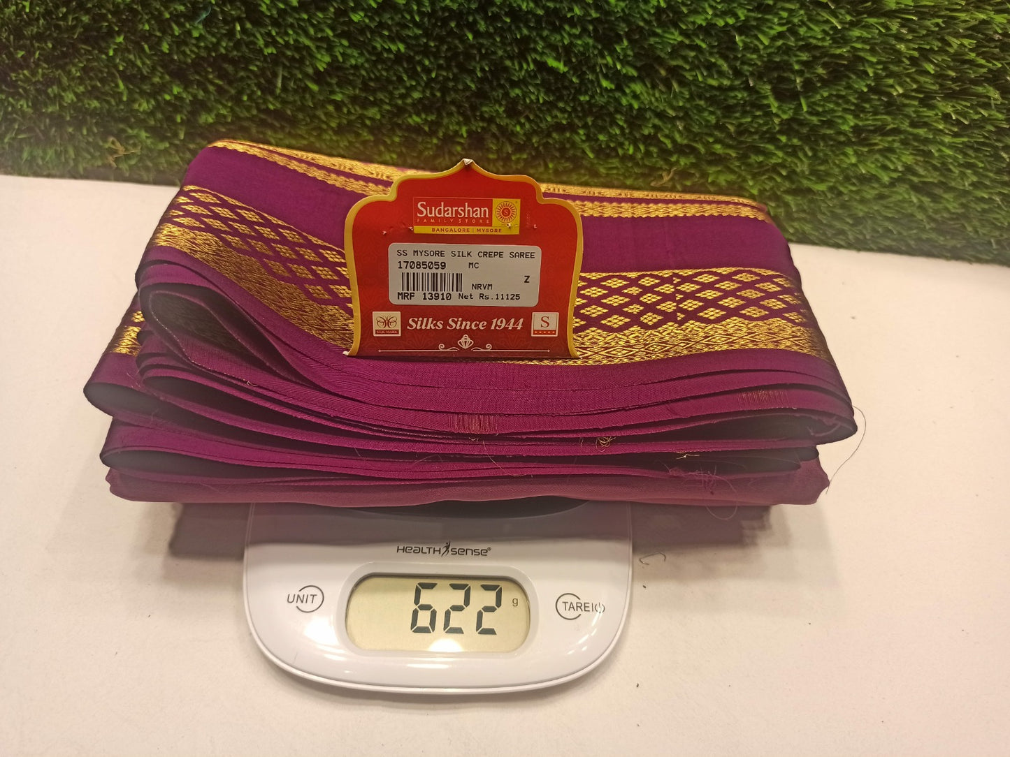 Pure Mysore Silk Saree.