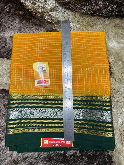 Pure Mysore Silk Saree.