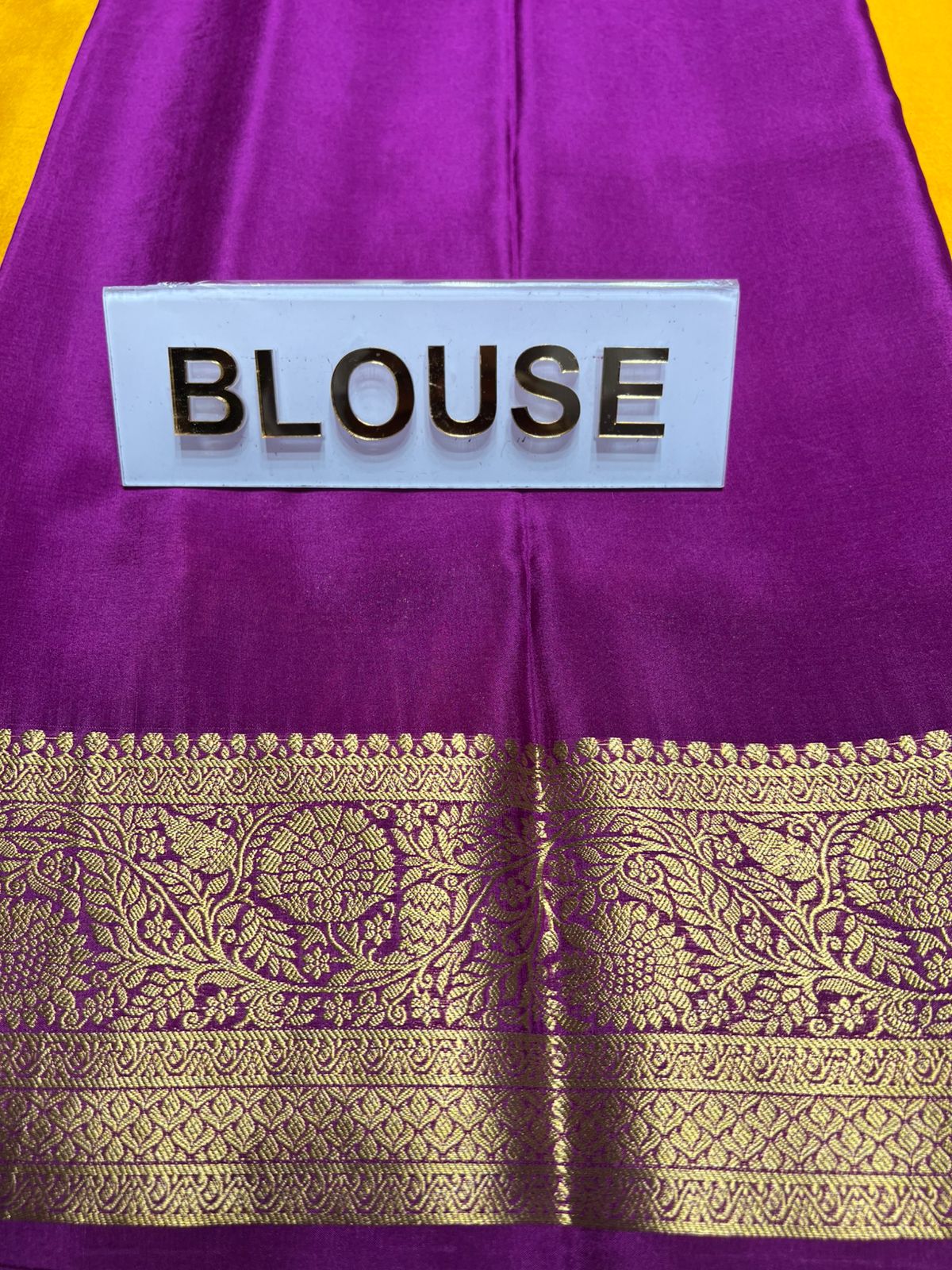 Pure Mysore Silk Saree.