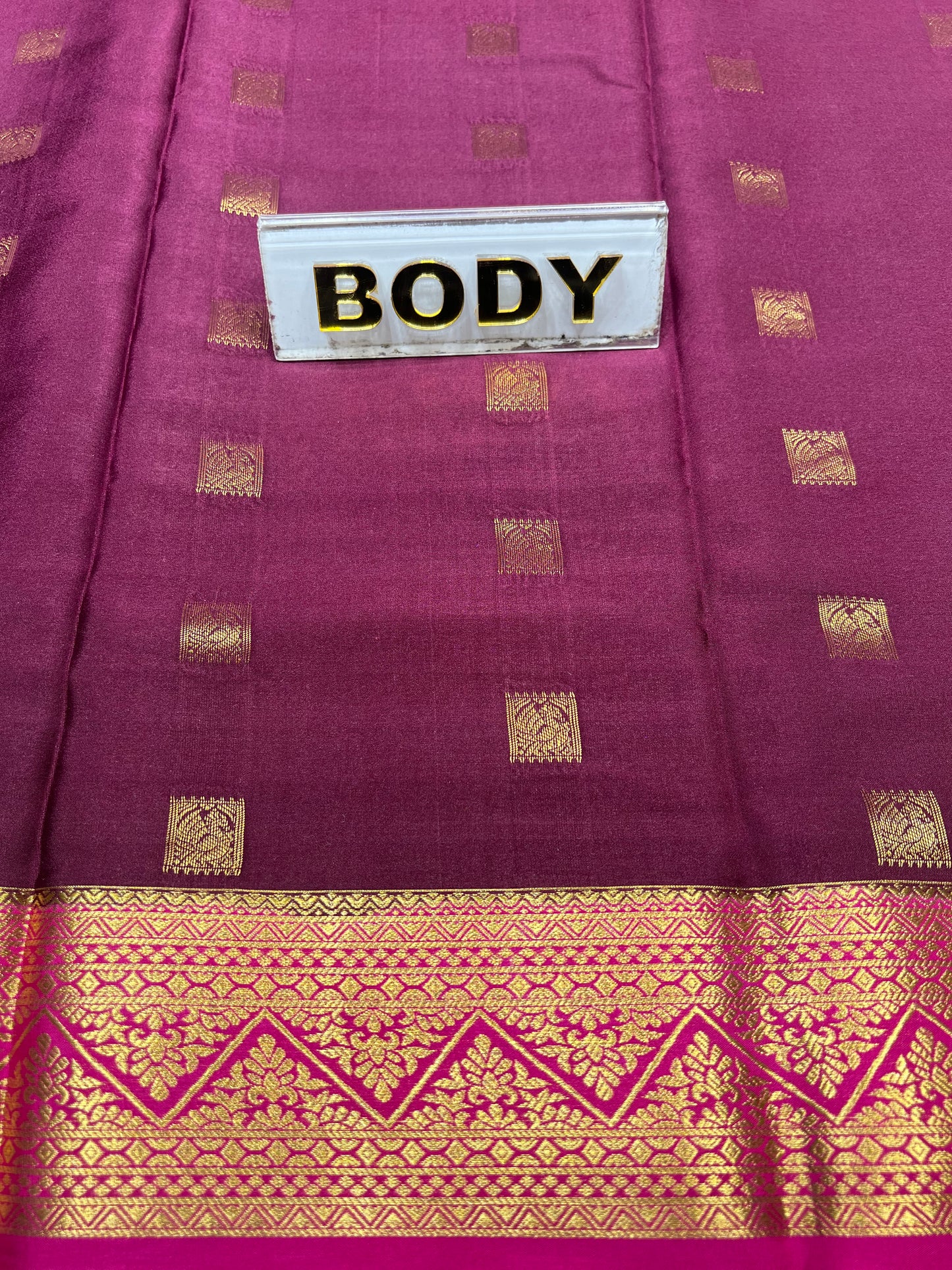 Pure Mysore Silk Saree.